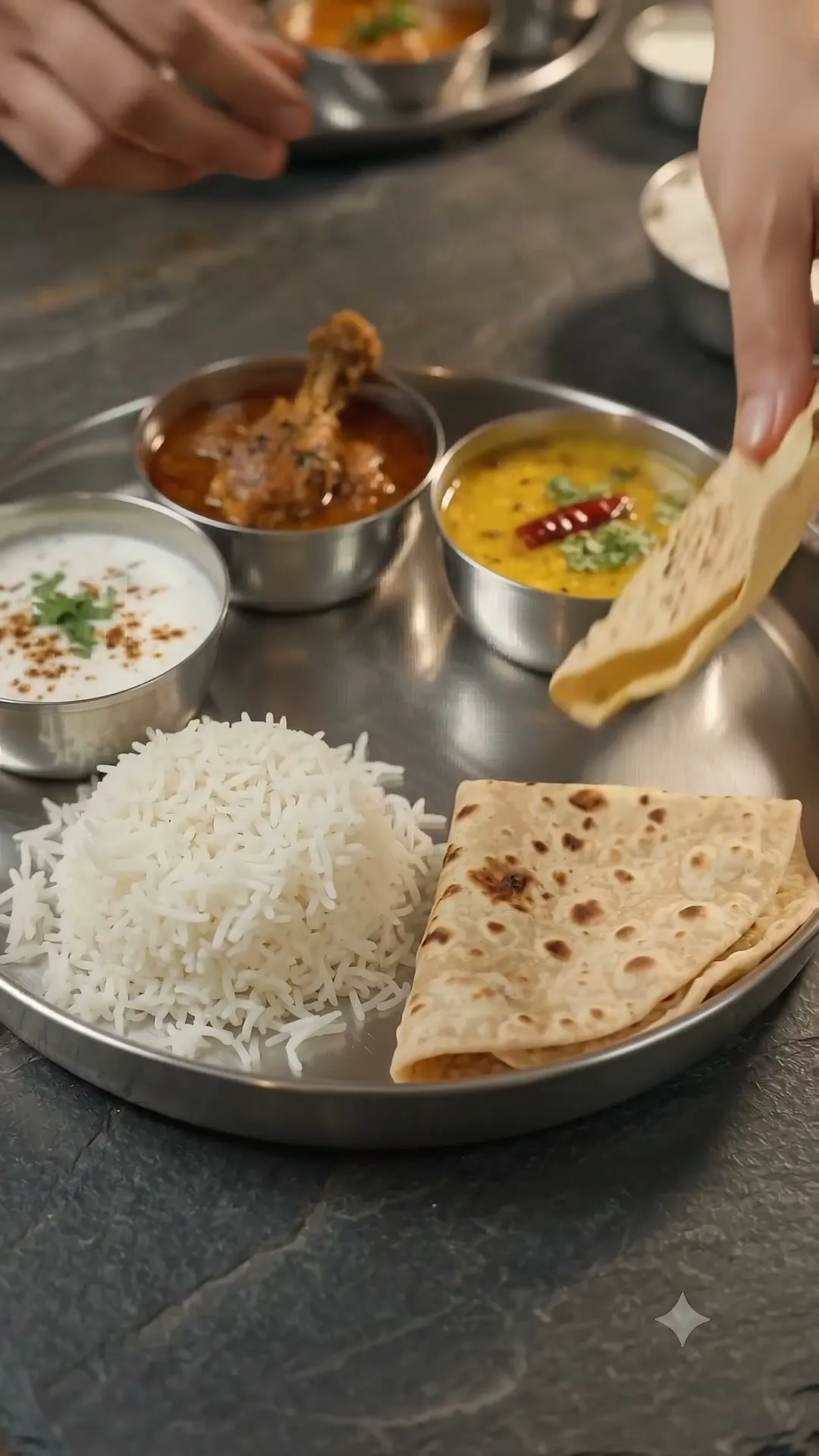 Veg / Non-veg Thali Making Video Preview