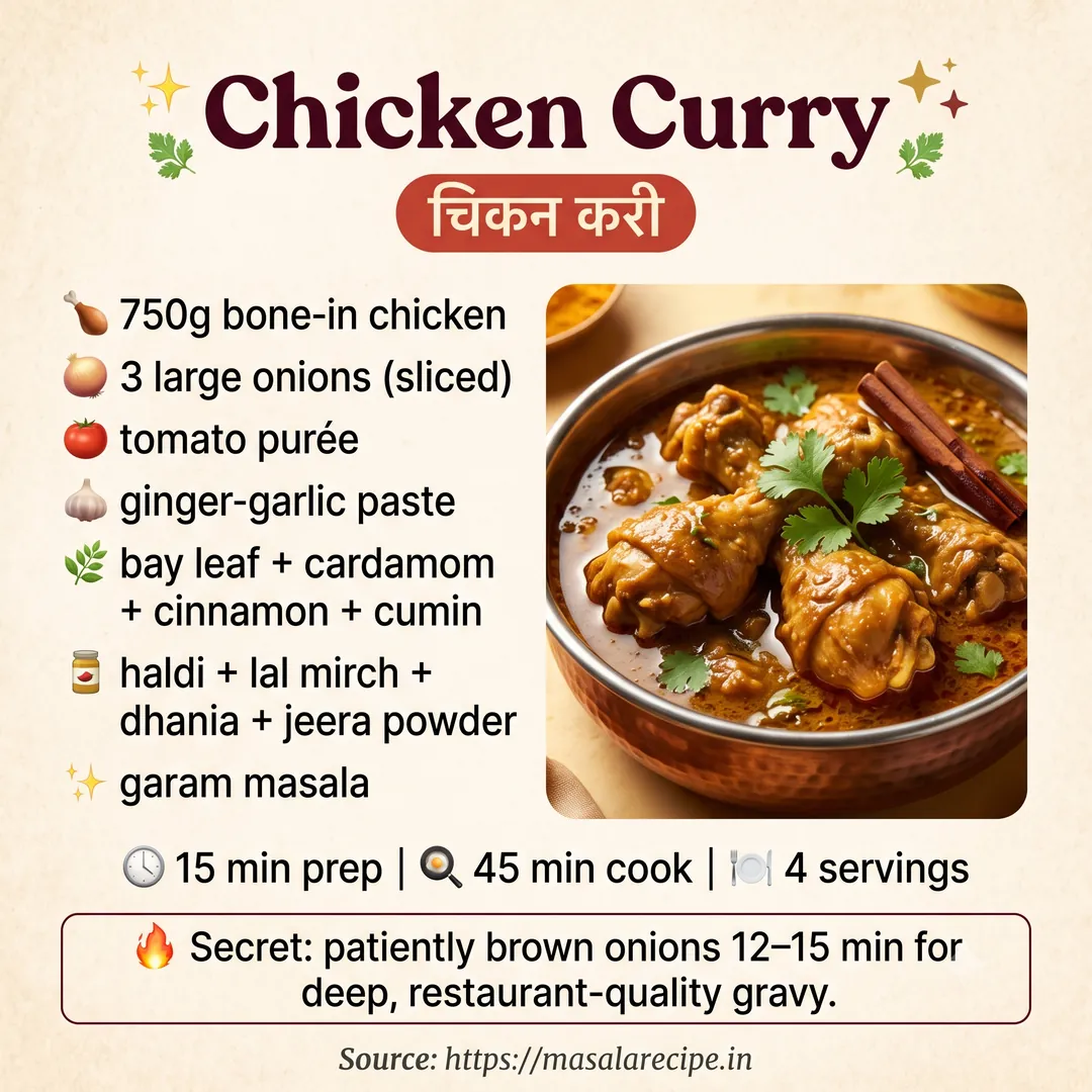 Chicken Curry Infographic