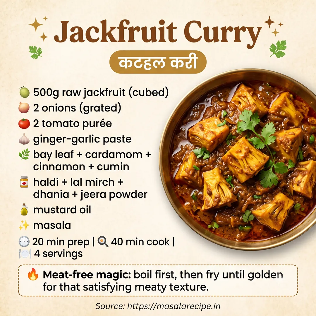 Jackfruit Curry Infographic