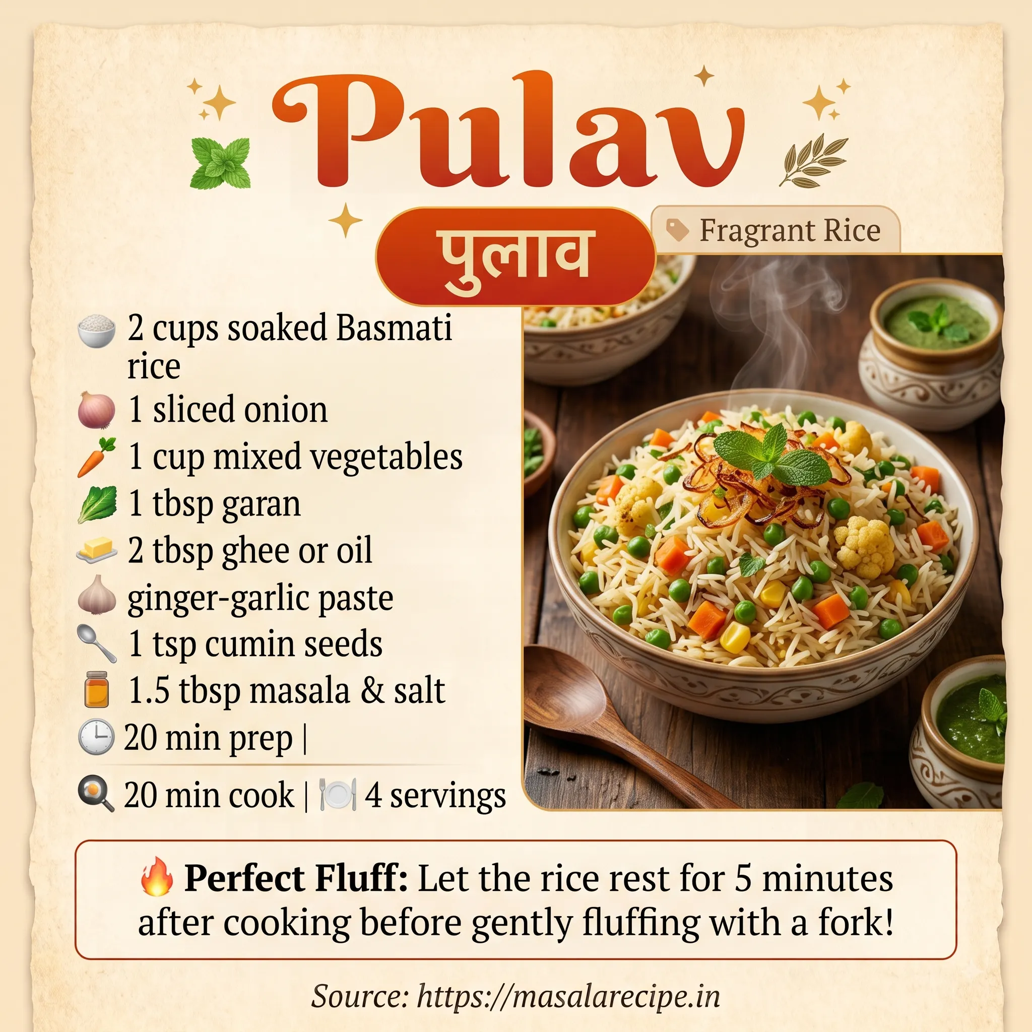 Pulav Infographic