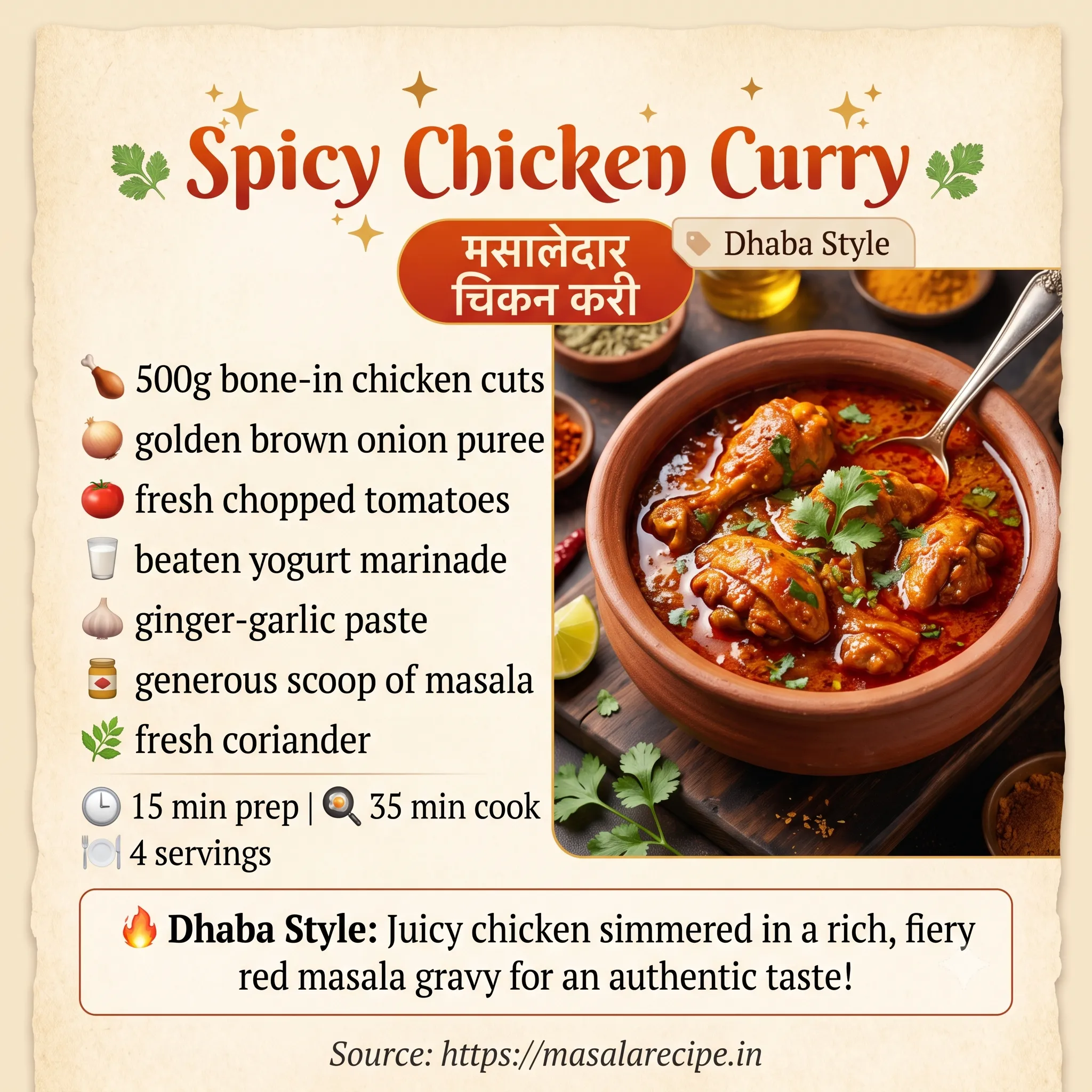 Spicy Chicken Infographic