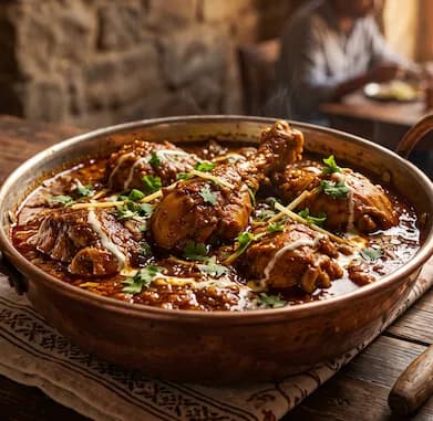 Dhaba Chicken Curry - Brown Paste